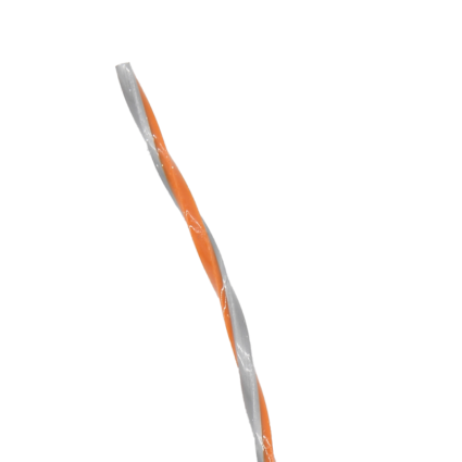 Rezerva trimmer ALU-TEH mixt nylon-aluminiu D-2.0mm L-15m gri/portocalie profil-patrat