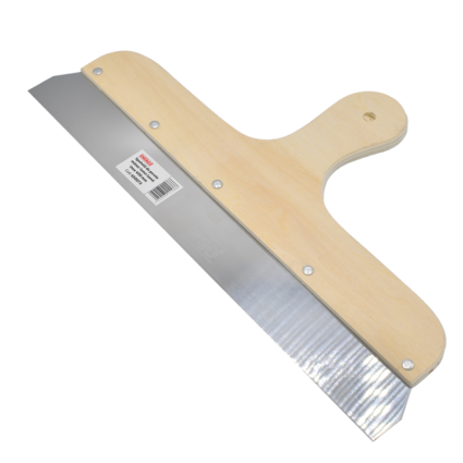 Spatula ULC lama inox latime 400mm grosime 0.5mm cu maner lemn