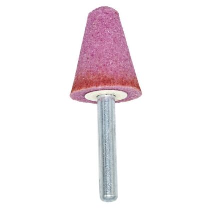 Piatra polizare cu tija biax conica PPC D-25.0mm h-32.0mm s-6.0mm CD-60-P otel otel-aliat otel-scule inox fonta