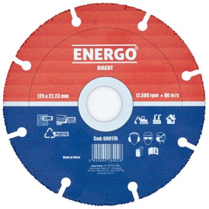 Disc diamantat taiere DIACUT 125×22.2mm sector diamante lipite electroplacare lemn plastic