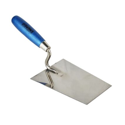 Mistrie lama inox SOLID L-180mm grosime 0.9mm cu maner lemn pentru zidar