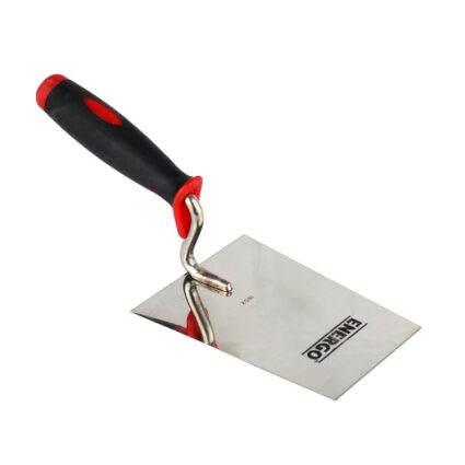 Mistrie lama inox ULC L-160mm grosime 0.9mm cu maner bimaterial pentru zidar