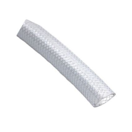 Furtun armat din PVC D-13 mm alb pentru aer comprimat