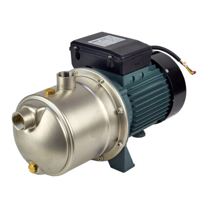 Pompa de suprafata apa curata JET1100G2-SS debit 70L/min H refulare 48mCA h aspiratie 9m conexiune DN 1″x1″ 1.1kW 230V