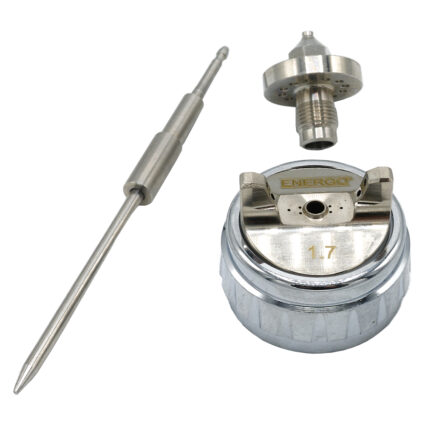 Duza pistol de vopsit pneumatic D-1.7mm pentru vopsea/lac pe baza de apa/ulei compatibila cu AIRTECH 650