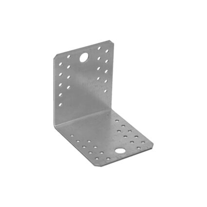 Coltar perforat KL5 pentru lemn 105x105mm latime 90mm grosime 3.0mm otel zincat alb
