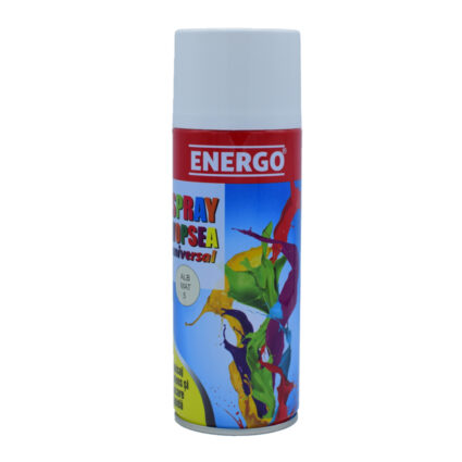 Spray vopsea UNIVERSAL alb mat 5 volum 450ml