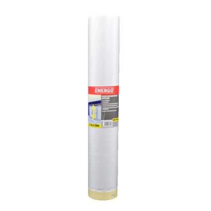 Banda mascare adeziva BMA 2720 cu folie de acoperire transparenta 2.7x20m