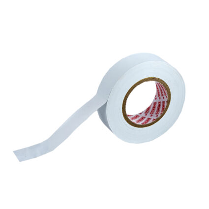 Banda izolatoare BA 2357 din PVC alba latime 19mm L-20m g-0.13mm pentru lucrari electrice