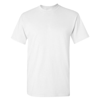 Tricou clasic CONFORT marimea M alb bumbac 155g/mp