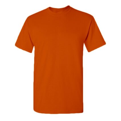 Tricou clasic CONFORT marimea L portocaliu bumbac 155g/mp