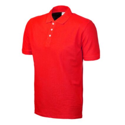 Tricou polo CONFORT marimea XS rosu bumbac 190g/mp