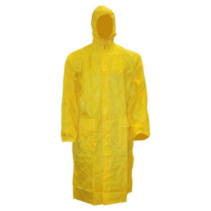 Pelerina impermeabila ATLANTIS marimea XXL lunga din PVC/poliester galbena