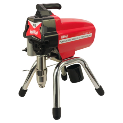 Pompa vopsit airless X32 cu piston debit 3.2L/min Pmax 210 bari 2600W 230V
