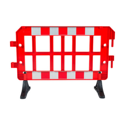Bariera delimitare lucrari in constructii SOLIDO 1500X1000 mm PVC ZZ
