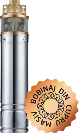 POMPĂ SUBMERSIBILĂ – APĂ CURATĂ – 4SKM-150 PRO – BLADE