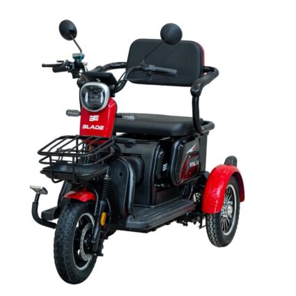 TRICICLU PERSOANE 1200W – VIVA 14 – ROSU+NEGRU – BLADE