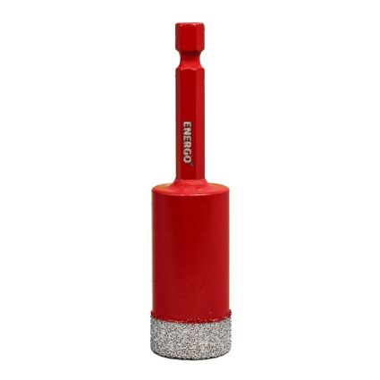 Carota diamantata HEXDRILL D-14mm L-40mm prindere hexagonala 1/4″ gaurire uscata pentru gresie/faianta/granit/marmura