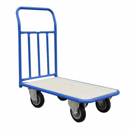 Carucior cu platforma fixa 875×490 mm capacitate 250 kg pentru transport material