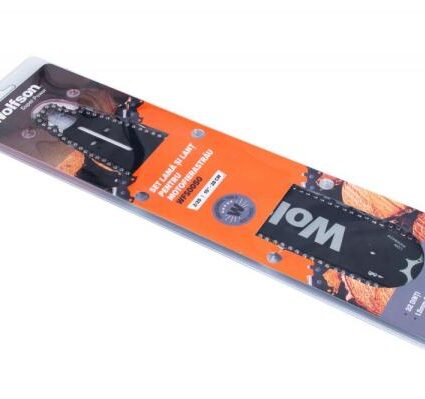 Set lama si lant pentru motofierastrau 3/25 – 15″ – 38 cm – 32 dinti – 64 zale – canal 1.5 – WOLFSON