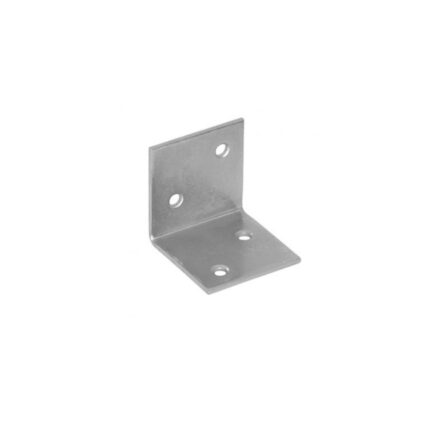 Coltar perforat KSO1 pentru lemn 30x30mm latime 30mm grosime 1.5mm otel zincat alb