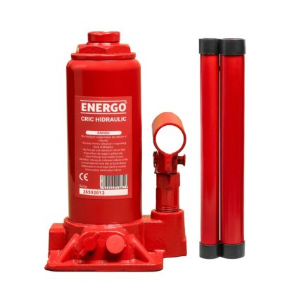 Cric hidraulic tip butelie capacitate ridicare 6 tone inaltime 200-405 mm