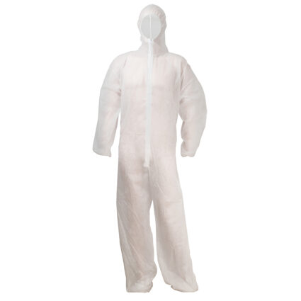 Combinezon unica folosinta ACTIV marimea L protectie vopsitori si zugravi alb
