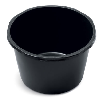 Cuva din plastic rotunda pentru mortar CTM capacitate 65L neagra