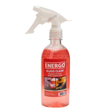 Detergent universal concentrat BARI Glass Clear pentru curatare sticla/plexiglas/inox bidon 0.5 L cu pulverizator
