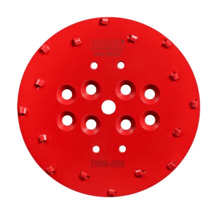 Disc diamantat slefuire MASTER GRINDER tip oala D-250mm prindere specifica segment standard PCD uz umed pentru beton