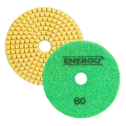 Disc diamantat autoadeziv MASTER GRINDER D-100mm granulatie 80 segment standard uz uscat/umed pentru slefuire beton