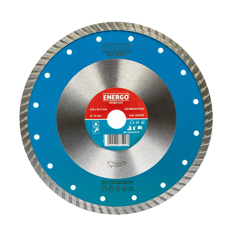 Disc diamantat taiere SPEED CUT 1S 230x22.2mm sector continuu turbo beton nearmat tencuiala caramida tigla pavele piatra