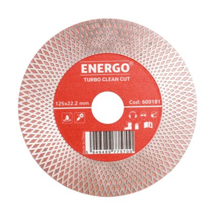 Disc diamantat taiere/slefuire TURBO CLEAN CUT 125×22.2mm sector continuu turbo marmura portelan