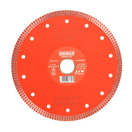 Disc diamantat taiere CERAMIC FISH 5S 200X30.0mm (25,4 mm) PT sector continuu – amprentat gresie/faianta-portelan ceramica-dura