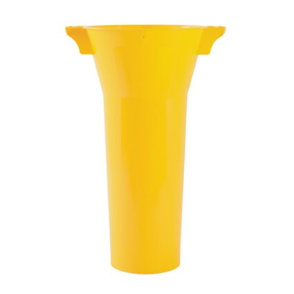 Dispozitiv pentru umplerea sacilor cu interior de 470 mm inaltime 700 mm galben
