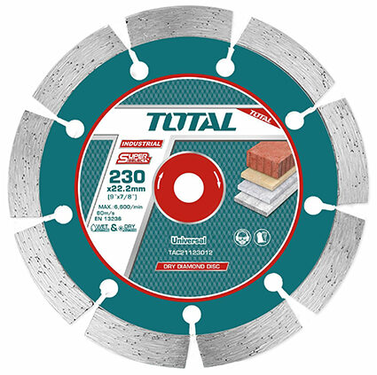 TOTAL – DISC DEBITARE BETON – 230MM (INDUSTRIAL)
