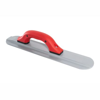 Finisor pentru beton lama magneziu ULC 405x80mm capete rotunjite cu maner plastic