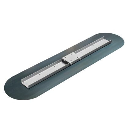 Lama finisoare pentru beton din otel hardox 1220×305 mm capete rotunjite cu suport fix