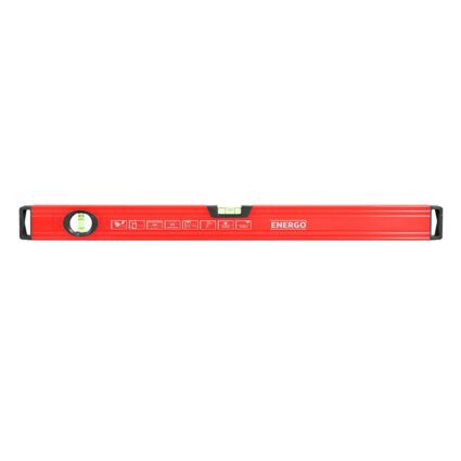 Nivela clasica antisoc L-60 cm PRECISION 4S din aluminiu cu 2 fiole si latura rectificata