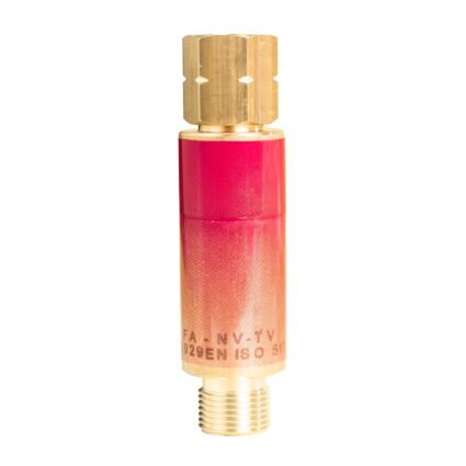 Opritor flacara acetilena pentru reductor 1130 cu filet interior-exterior G3/8″ LH
