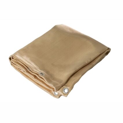 Patura protectie sudura LIGHT DUTY 2x2m 550 grade fibra de sticla bej