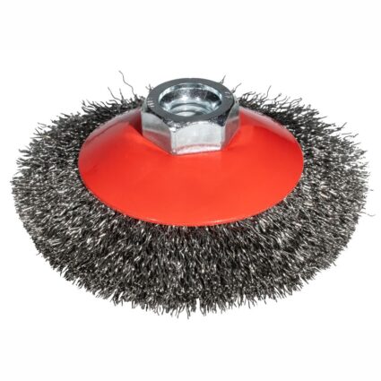 Perie sarma disc INTENSIV D-100mm M14 grosime fir 0.3mm L-20mm g-20mm despletit din inox