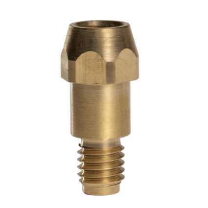 Portduza contact MIG-MAG L-28 mm cu filet interior M6 si exterior M8 pentru pistolet 260 A