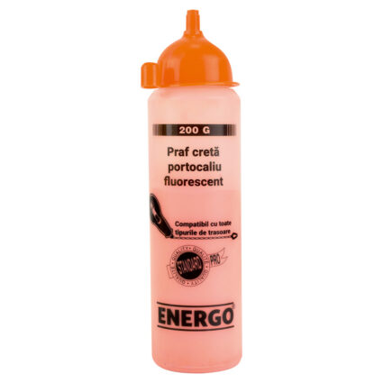 Praf creta portocaliu fluorescent 200 g pentru suprafete uscate