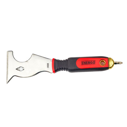 Razuitor multifunctional FORTE lama inox latime 75mm pentru uz universal cu maner ergonomic