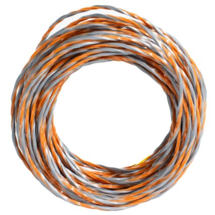 Rezerva trimmer ALU-TEH mixt nylon-aluminiu D-2.0mm L-63m gri/portocalie profil-patrat