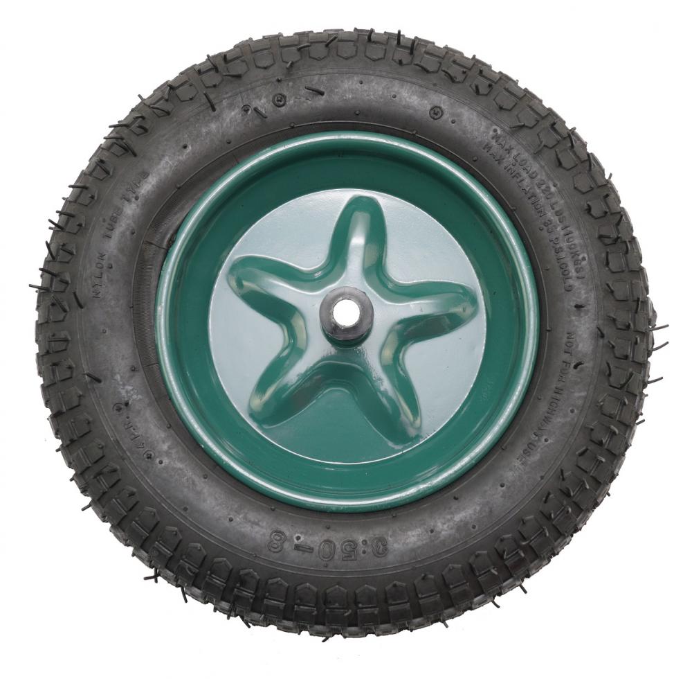 Roata roaba - TT - pentru ax 14mm - mixt - 3.50-8 4PR - GOSPOPRO