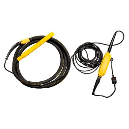 Vibrator beton cu inalta frecventa VBF60 motor electric lance D-60 mm L-5 m 12000 bpm forta 8.6 kN amplitudine 1.0 mm 2000 W 230 V