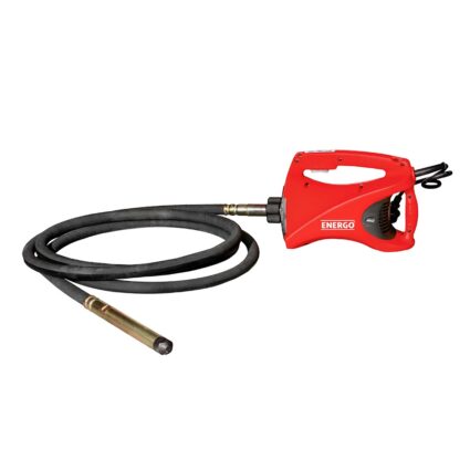 Vibrator beton cu excentric motor electric lance D-28 mm ax 5.0 m 2300 W 230 V set?