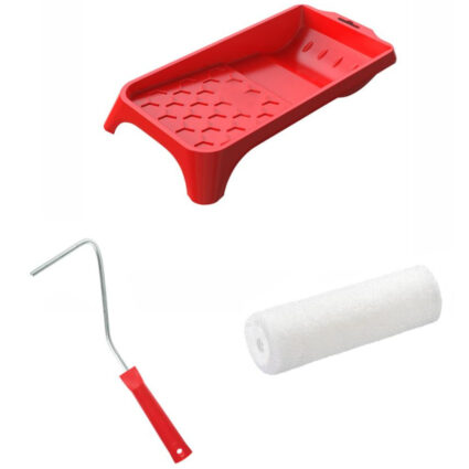 Set zugrav cu trafalet din burete rola 10 cm maner si tavita 3 piese